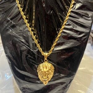 Lion Head Necklace